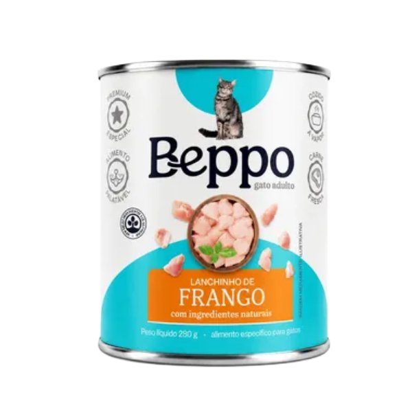 Alimento Úmido Beppo Gatos Frango 280g