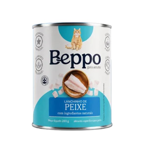 Alimento Úmido Beppo Gatos Peixe 280g