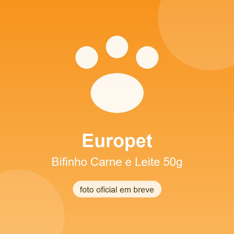Bifinho Europet Carne e Leite 50g