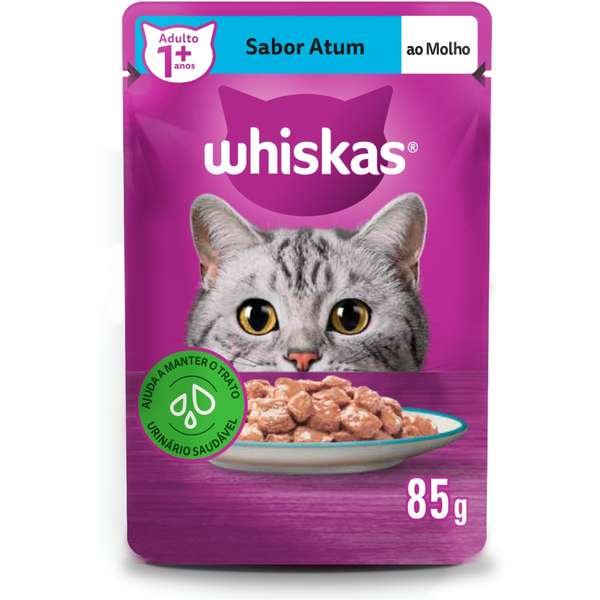 Sachê Whiskas Gatos Adultos Atum ao Molho 85g